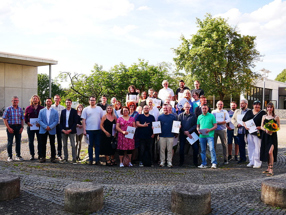 Gruppenfoto Absolventen BFW Koblenz Sommer 2024